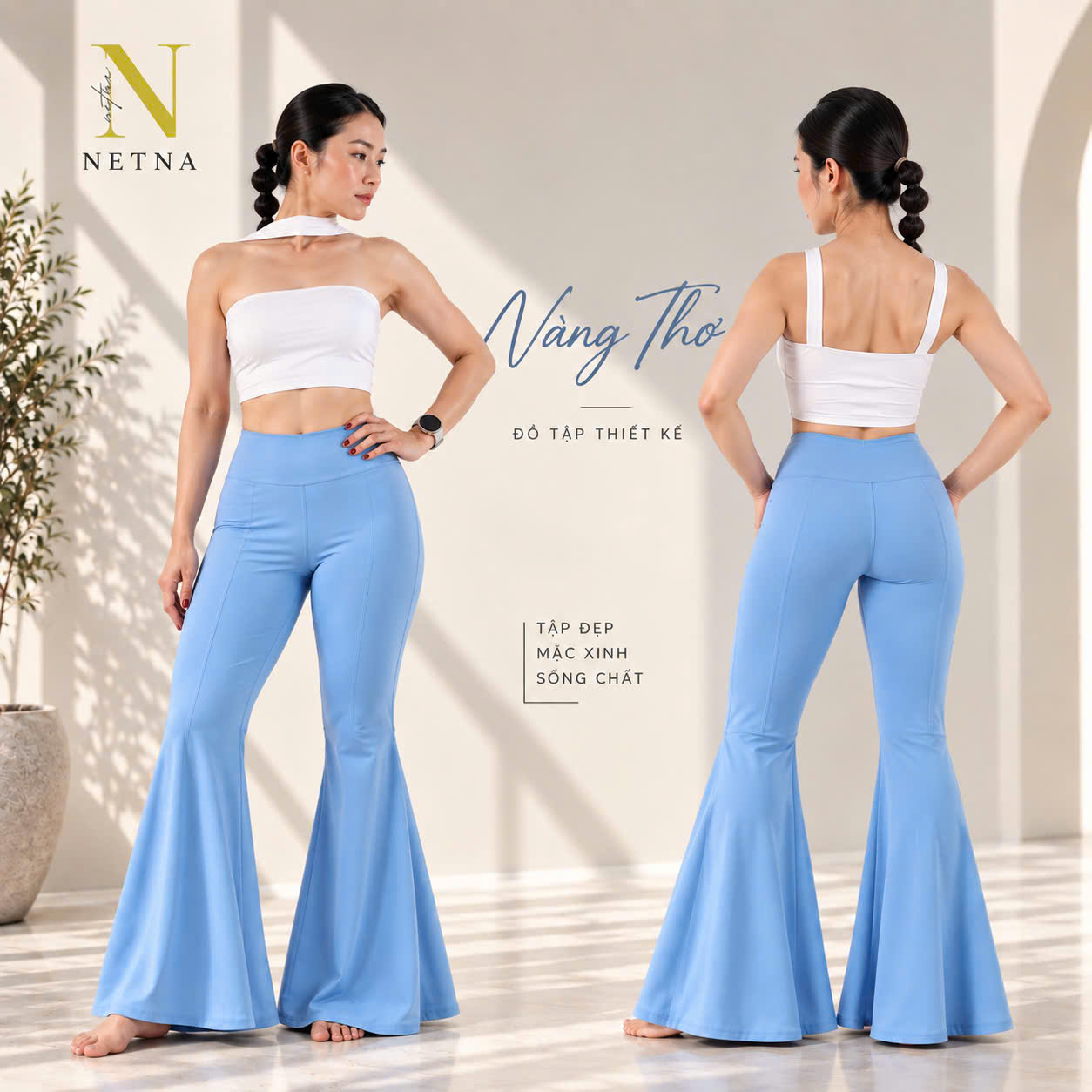 Quần Dài Ống Loe - Thiết Kế