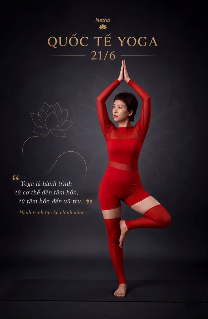 Hưởng ứng ngày Quốc tế Yoga cùng thương hiệu đồ tập thiết kế NETNA