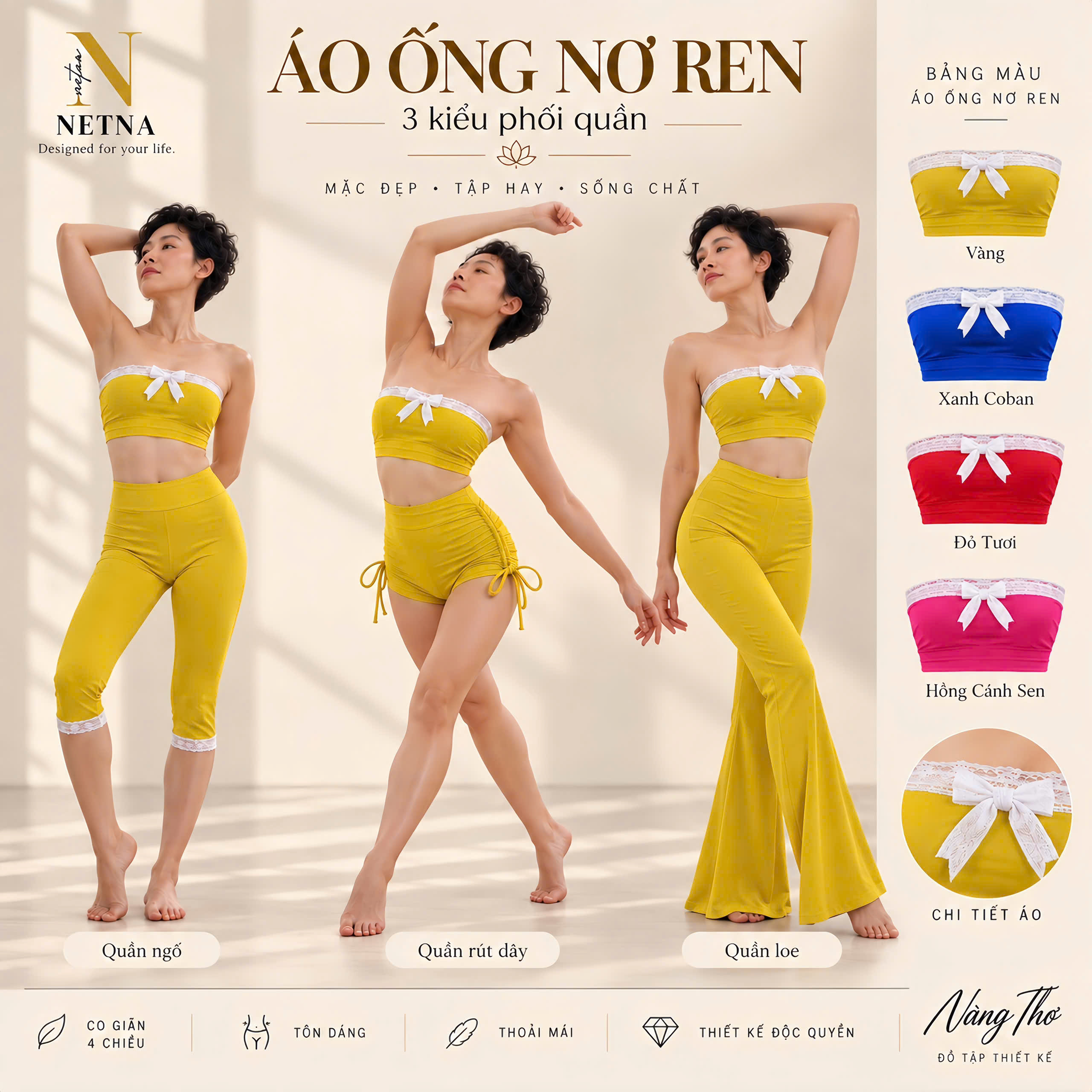 Áo Ống Phối Ren - Thiết Kế