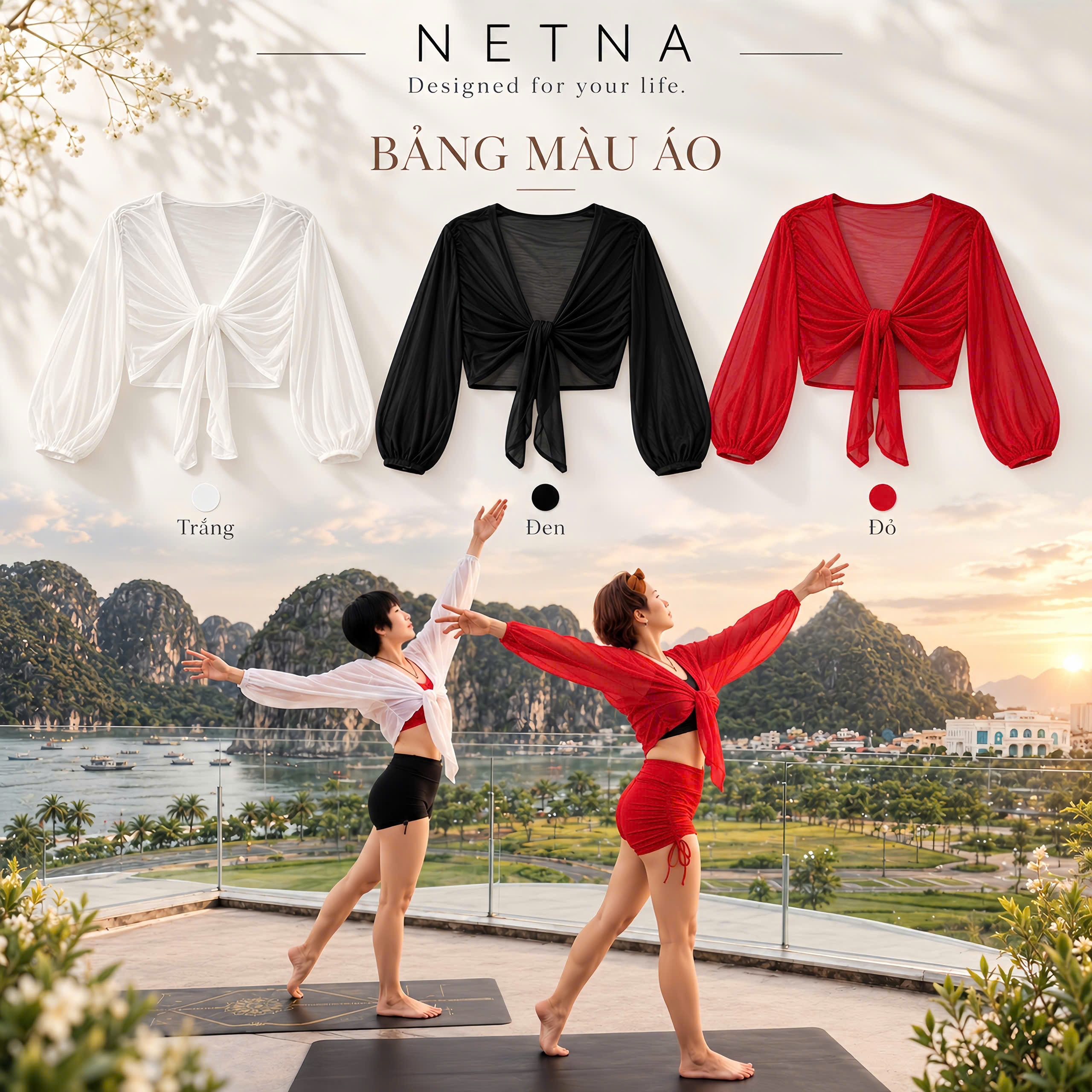 Áo Choàng Lưới Nơ - Thiết Kế
