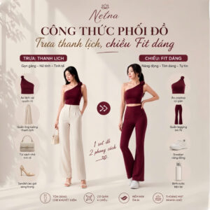 Gợi ý phối đồ tập yoga kết hợp trang phục công sở thanh lịch