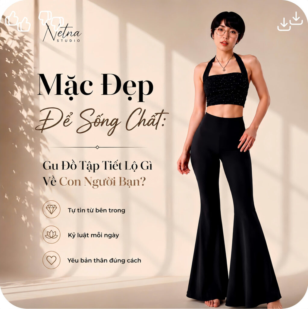 Mặc đẹp để sống chất cùng các thiết kế đồ tập cao cấp từ NETNA
