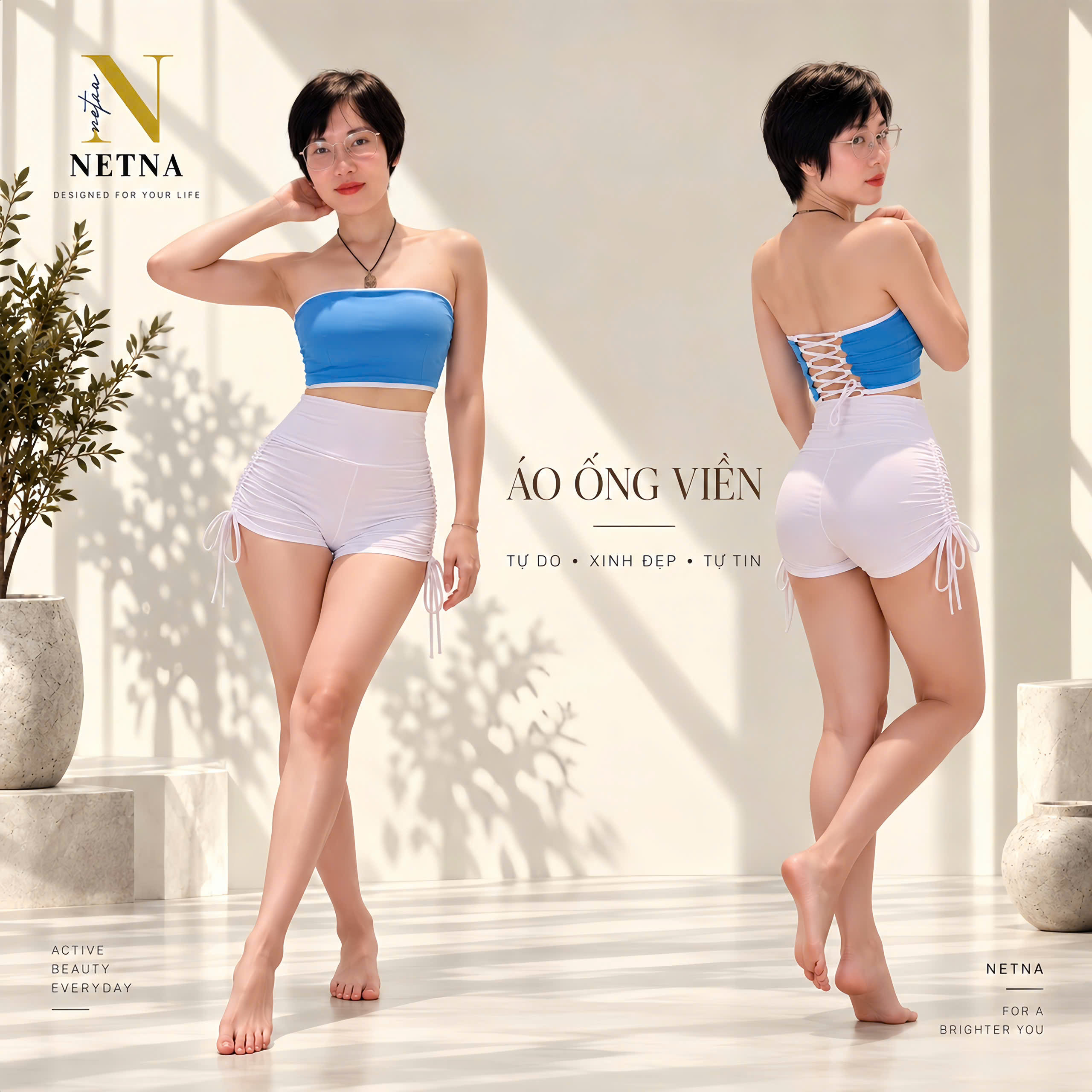Áo Ống Viền Đan Lưng - Thiết Kế