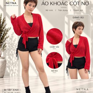 Alternative view of Áo Choàng Nơ Cột Eo - Thiết Kế